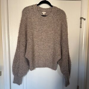 Pilcro Cozy Brown Sweater Sz L
